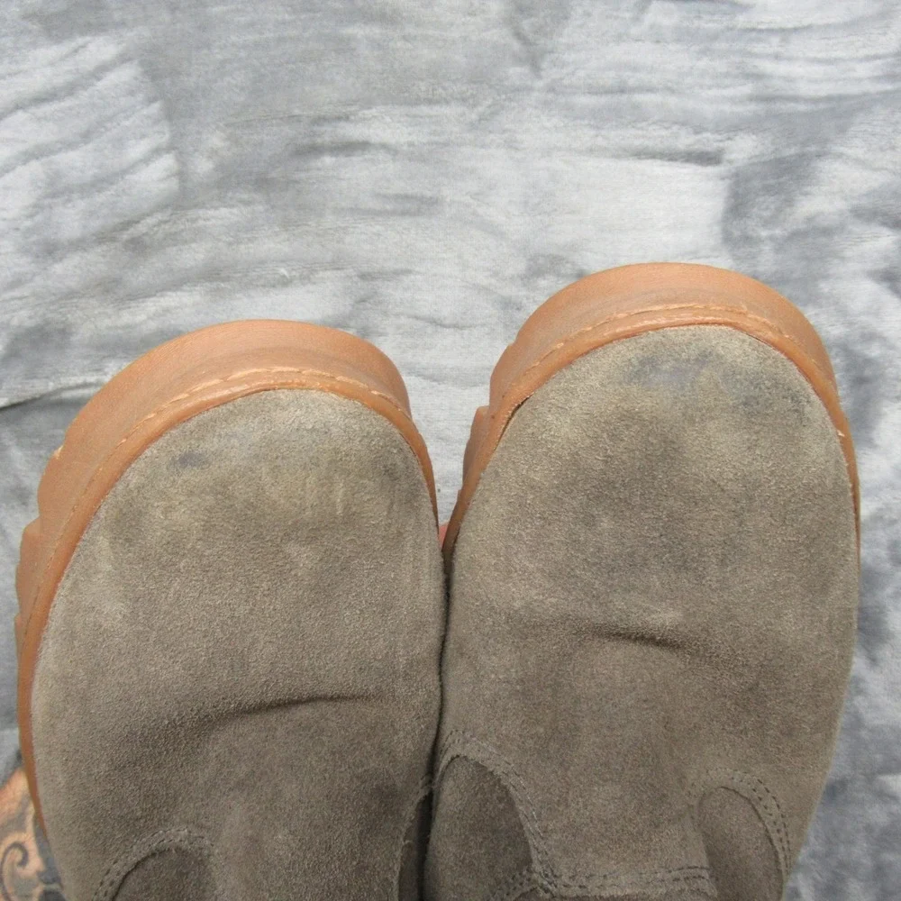 KEEN Dry Leather Boots Women 10 Tan Waterproof Suede Waxed Willamette Midcalf